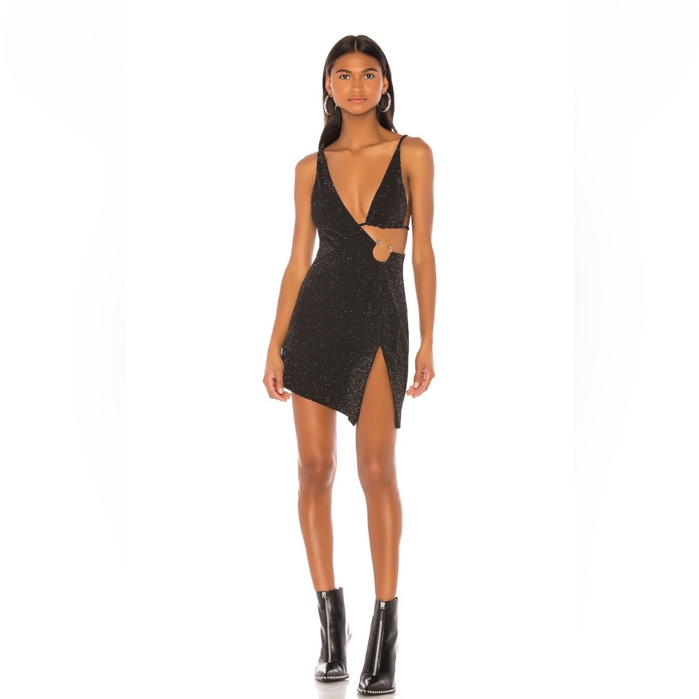 Party Black Cut-Out Dress